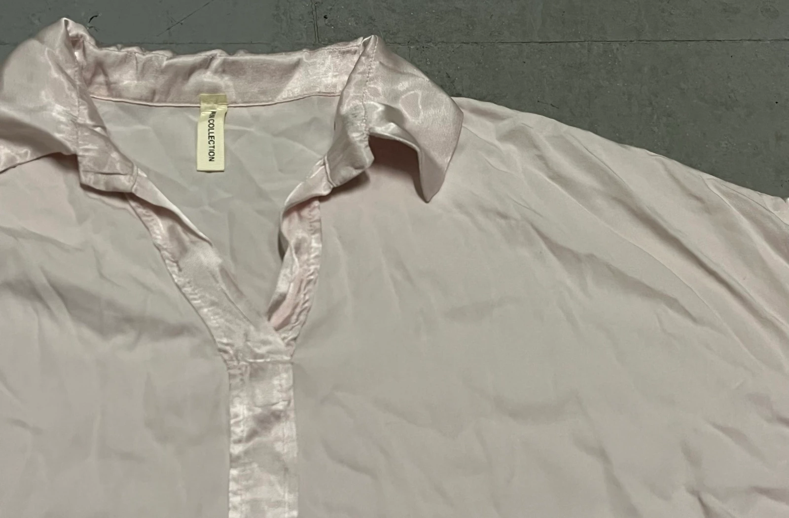 Blusa de cetim e viscose rosa – photo 10